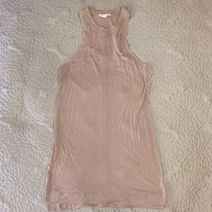 Helmut Lang Taupe long tank